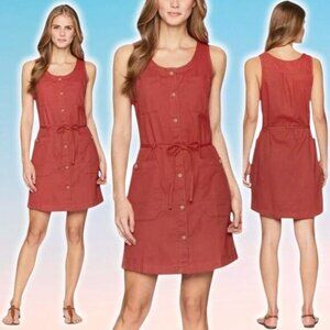 THE NORTH FACE Sandy Shore Pocket Dress Sz XS Washed Salmon Red